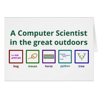 A computer scientist in the great outdoors