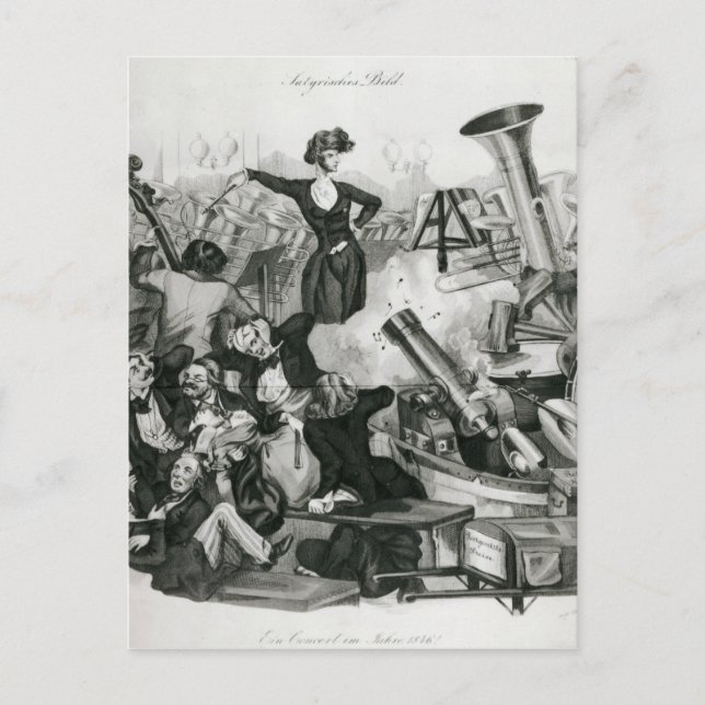 A Concert of Hector Berlioz Postcard (Front)