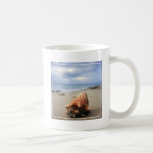 A Conch Shell On The Beach St. Croix, Usvi Coffee Mug
