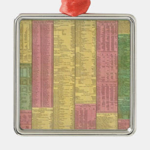 A Concise View of the Number, Resources Metal Tree Decoration