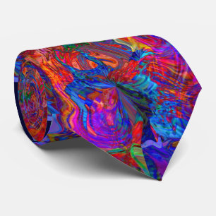 A Confederacy of Dunces cool trippy abstract art Tie