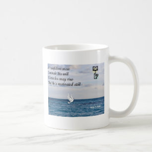 A confident man coffee mug