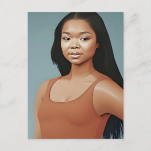 A Confident Woman Postcard