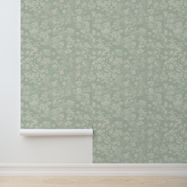 A contemporary green pastel  wallpaper (Application)