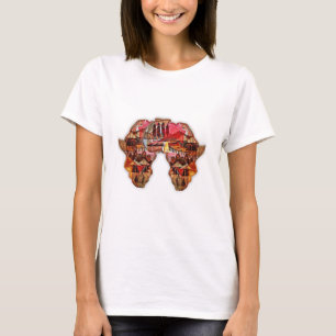 A Continent Connected: The Duality of Africa  T-Shirt