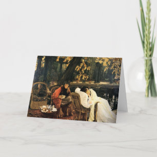 A Convalescent - James Tissot - Vintage Art Card