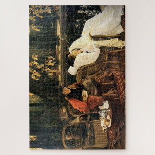 A Convalescent - James Tissot - Vintage Art Jigsaw Puzzle