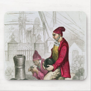 A Convict in the Toulon Penal Colony Mouse Mat