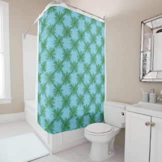 A cool and refreshing shower curtain