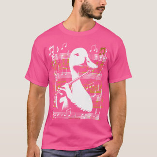 A Cool Duck Playing Music On A Flute T-Shirt