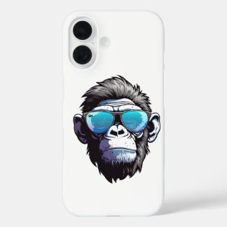 A cool monkey Iphone 16 case