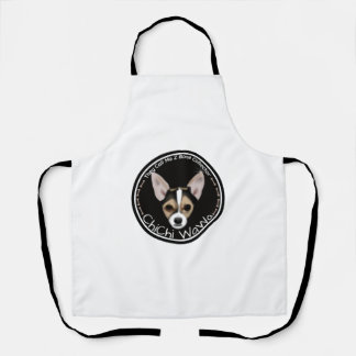 A Cool Original Chihuahua Black & Brown Graphic Apron