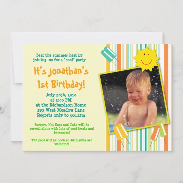 A 'Cool' Party! Invitation (Front)