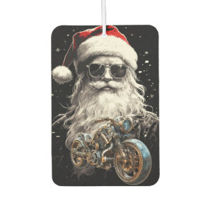 A COOL RIDE FOR SANTA CAR AIR FRESHENER
