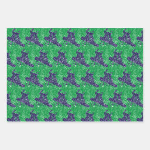 A Cool Snowboarder Wrapping Paper Sheet