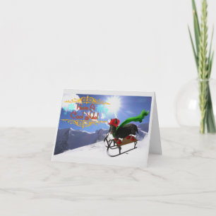 A Cool Yule Holiday Card