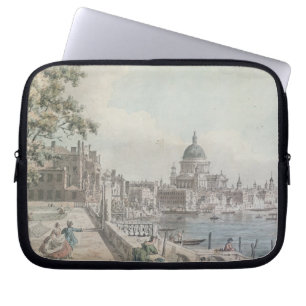 A copy of part of a drawing by Canaletto, of St. P Laptop Sleeve