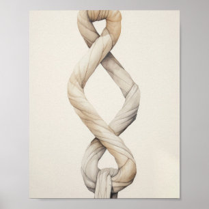 A Cord Of 3 Strands, Sacrament, Digital Print, Jes Poster