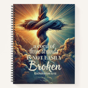 "A cord of three strands" Ecclesiastes 4:12 Notebook