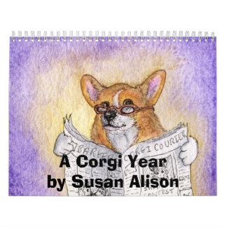 A Corgi Year by Susan Alison Calendar