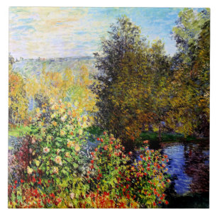 A Corner of the Garden at Montgeron Tile