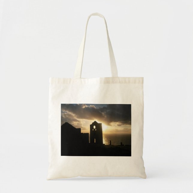 A Cornish Sunset Wheal Coates Tote Bag (Front)