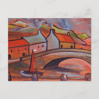 A CORNWALL VILLAGE POSTCARD