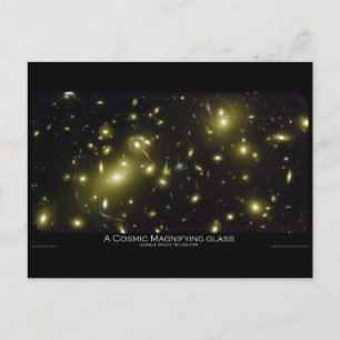A Cosmic Magnifying Glass - Hubble Space Telescope Postcard