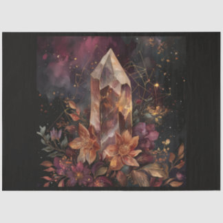 A Cosmic Planet and Crystals Series Design 4 Tissue Paper