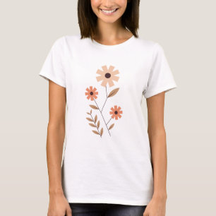 a cosmos-patterned T-shirt