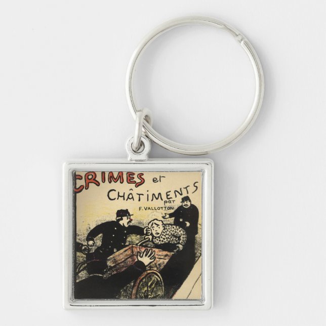 A costermonger is assaulted by the police key ring (Front)
