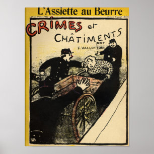 A costermonger is assaulted by the police poster
