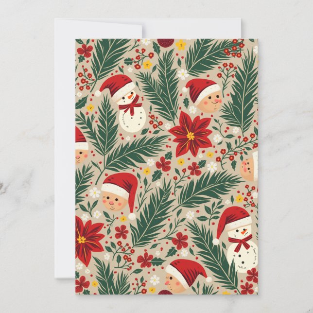 A cosy Christmas greeting card (Front)