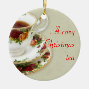 A Cosy Christmas Tea Ceramic Tree Decoration