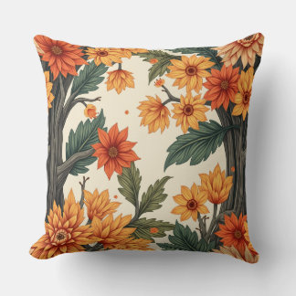 A cosy cushion with an autumn feel.