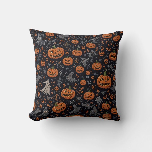 A cosy Halloween cushion (Front)