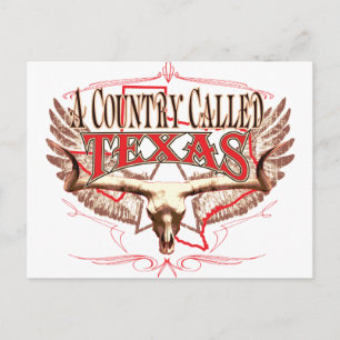 A Country Called Texas Postcard