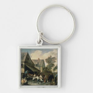 A Country Dance Key Ring