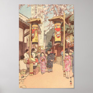 A Country Festival at Kono Hiroshi Yoshida Poster