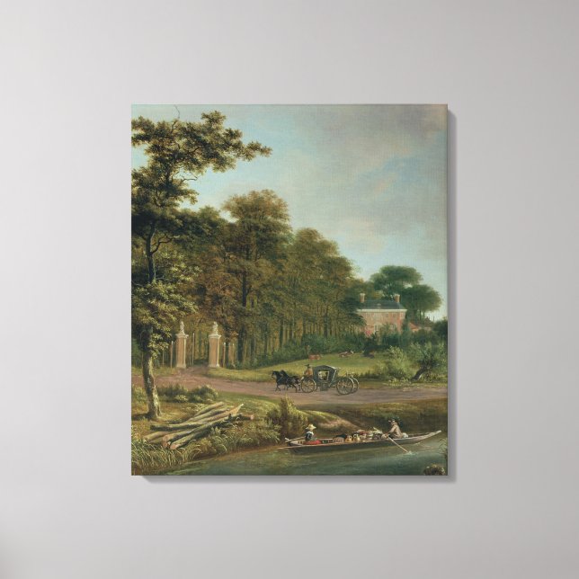 A Country House Canvas Print (Front)