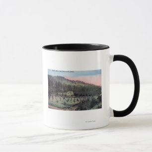 A Country Residence Scene Mug