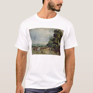 A Country road with trees and figures T-Shirt