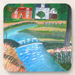 A Country Stream Coaster