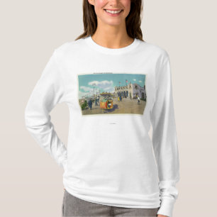 A Couple in a Boardwalk Rolling Chair Scene T-Shirt