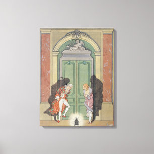 A Couple in Candlelight, illustration from 'Les Li Canvas Print