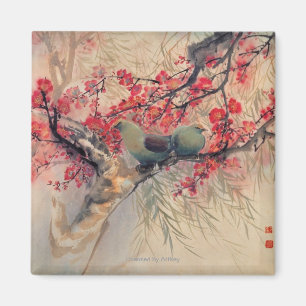 A Couple in Spring Magnet