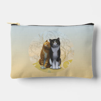 A couple of cats: love is in the air ? coffee mug accessory pouch