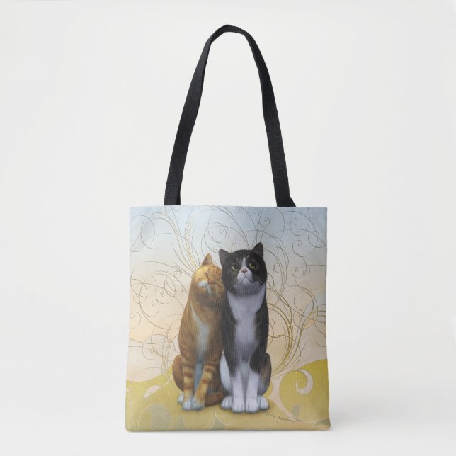 A couple of cats: love is in the air ? tote bag (Front)