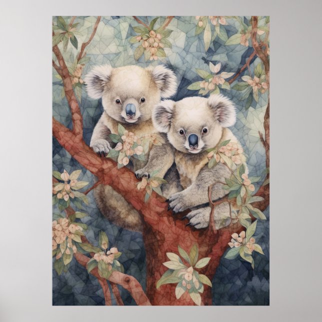 A couple of koalas  poster (Front)