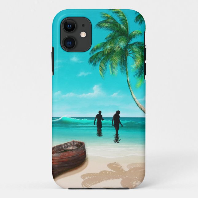 A Couple on a Deserted Island Case-Mate iPhone Case (Back)
